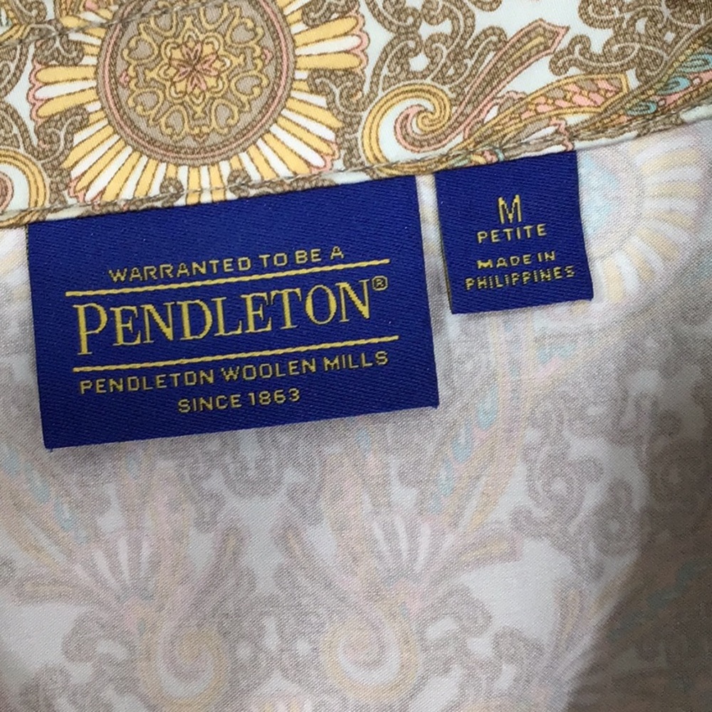 Pendleton Cotton Zip Front Jacket Pm - image 6